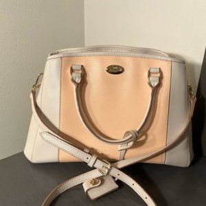 Coach Crossbody Light Pink/Peach Cream Handbag